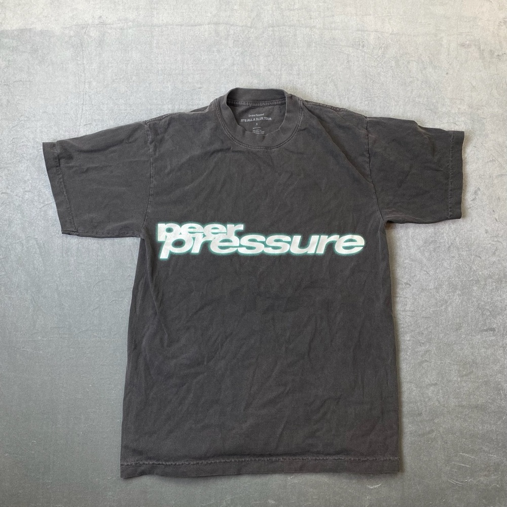 Drake It’s All A Blur Tour Peer Pressure Graphic‎ T Shirt Black Size Small